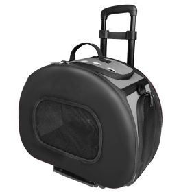 Tough-Shell Wheeled Collapsible Final Destination Pet Carrier