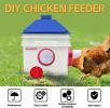 Chicken Feeder poultry feeder with bucket DIY automatic gravity