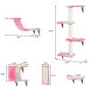 Wall-mounted Cat Tree, 5 Pcs Cat Tower for Kittens, Colorful