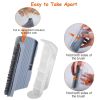 4Pcs Cat Self Groomer Soft Silicone Wall Corner Scratcher Pet Grooming Hair Brush Comb Massage Tool Kitten Indoor Long Short Fur