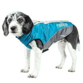 Helios Altitude-Mountaineer Wrap-Velcro Protective Waterproof Dog Coat w/ Blackshark technology (size: medium)