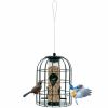 Outdoor Metal Seed Guard Deterrent Squirrel-Proof Caged Tube Wild Bird Feeder