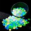 Colorful Pebbles For Fish Tank; Luminous Stone Artificial Fluorescent Stone For Vase Potted Plants