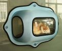 Pet Life 'Purr-view' See-through Suction Cup Kitty Cat Lounger and Bed